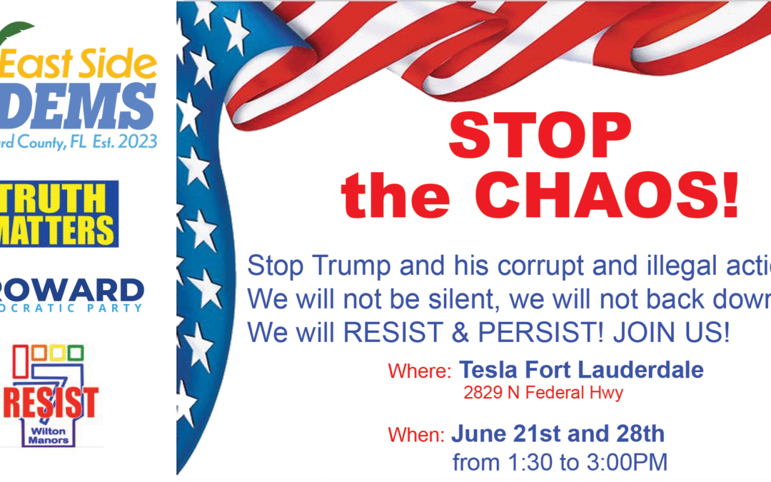 Stop the CHAOS! June 21st and June 28th